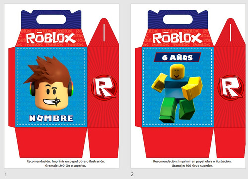 Kit Imprimible Roblox Deco Y Candy Personalizado