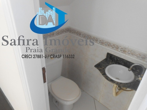 Imperdível !!! Excelente Sobrado Em Condomínio A Venda No Canto Do Forte Em Praia Grande. - So00017 - 33735735