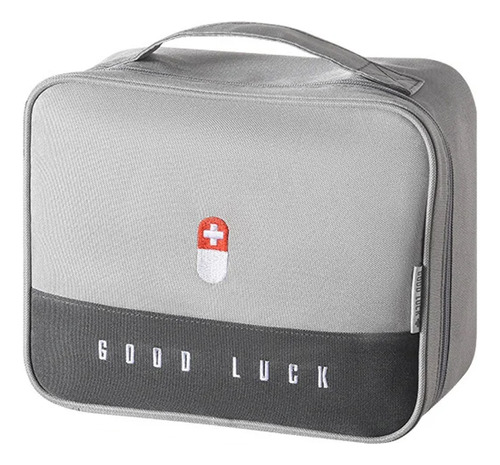 Bolsa Botiquín Primeros Auxilios Gris Good Luck