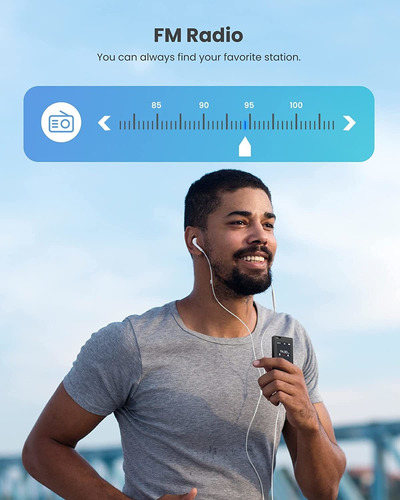 Reproductor Mp3 Dodosoul, 64gb, Bluetooth 5.2, C/audífonos