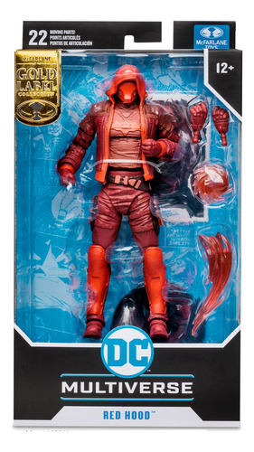 Boneco De Ação Mcfarlane Toys Dc Red Hood 18 Cm Arkham Knigh