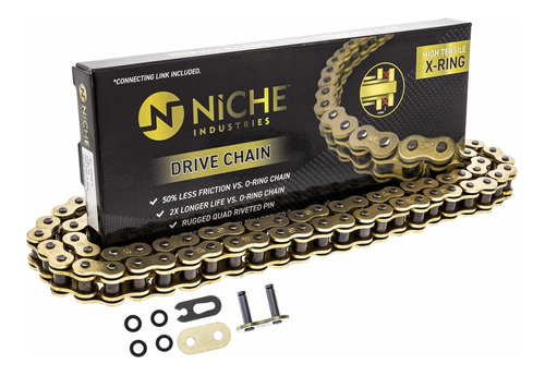 Niche Gold 530 X-ring Cadena 116 Eslabones Con Enlace Maestr