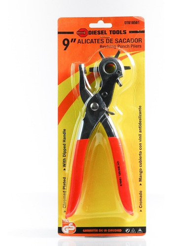 Pinza Perforadora Abre Huecos Alicate De 9 Sacabocado Nueva