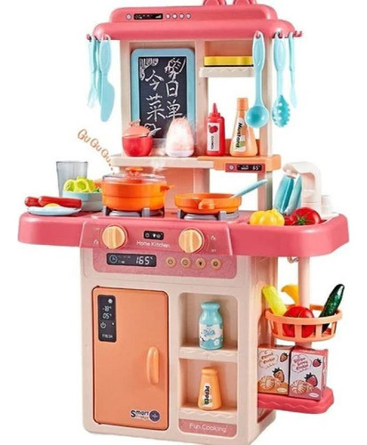 Set Cocina Agua Sonidos Y Luz 36 Accesorios Juguete Infantil