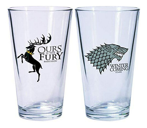 Set De Vasos De Juego De Tronos Stark Y Baratheon De Dark Ho