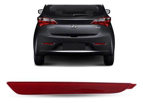 Lanterna Para-choque Hyundai Hb20 Hatch 12 13 14 15 Vermelho