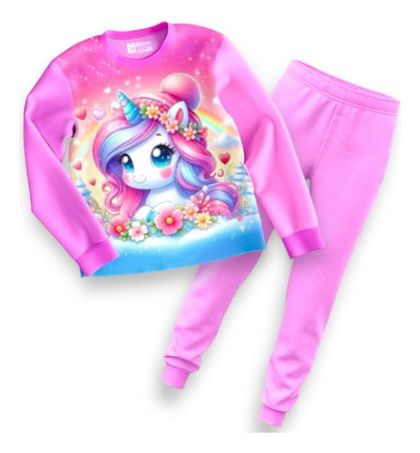 Pijama De Unicornio Para Niñas