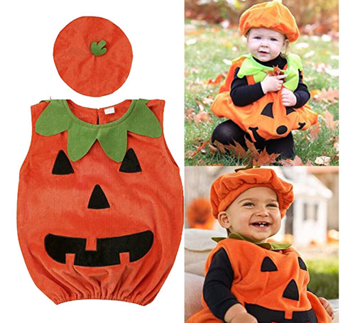 Modelos Infantiles Sin Mangas Ropa De Calabaza De Halloween