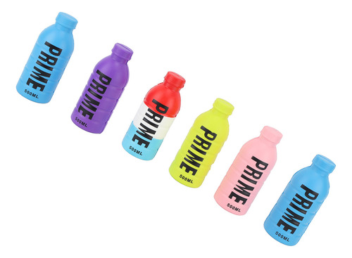 Garrafas De Água Squeezing Fidget Toy, 6 Peças, Garrafa De E