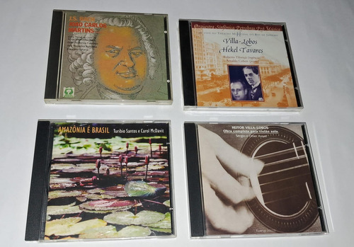 8 Cds Bach João Carlos Martins, Villa Lobos Violão.... Estandar (Usado)