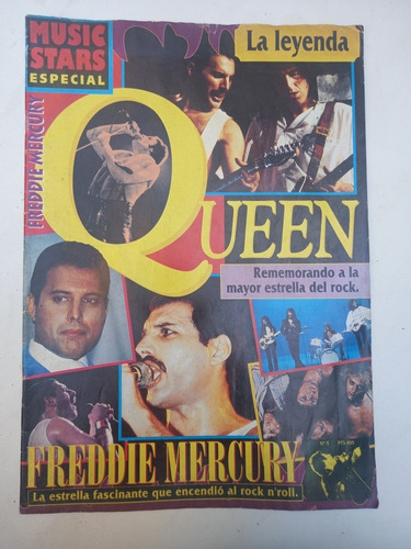 Revista Música Stars Especial Freddie Mercury Queen España