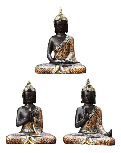 ` Estatuas De Buda Sentado, Decoración Budista For Mesa De