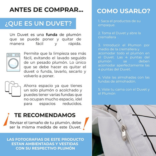 Funda Duvet Sencillo Doble Faz Melagne Azul - Gris