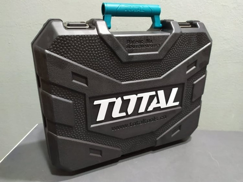 Imagen 2 de 2 de Taladro Percutor Total 13mm 101pzas Mechas Set Maletin Tubos