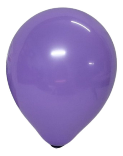 100 Globos Latex Estandar Fashion R12 Violeta Calidad Helio