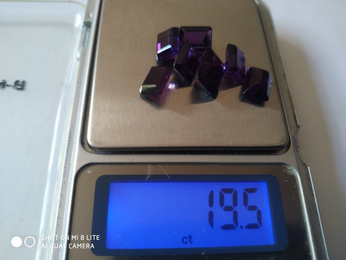 Ametista Extra Do Sul, Com 07 Gemas Calibradas 19 Ct Roxo Forte