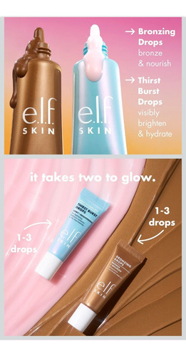 E L.f. Skin The Hottest Drops Duo Dorado