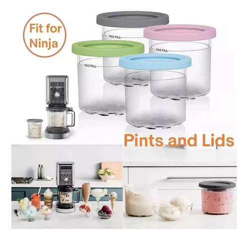 Rii Zys For Nuevos Envases Helado Y Frascos Almacenamiento