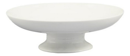 Cac China Plato Redondo De Porcelana Para Tartas Con Soporte