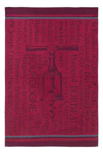 Coucke - Toalla De Algodón Jacquard, Diseño De Vino Y Beb.