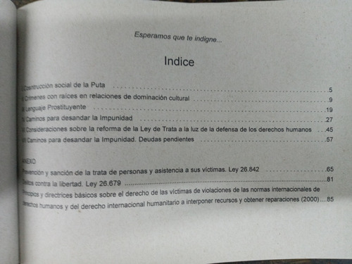 Imagen 2 de 5 de ¿ Que Te Indigna ? * Trata De Personas * Ana Chavez *