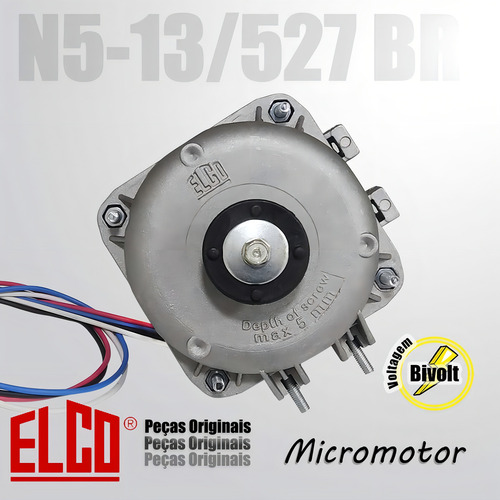 Micromotor 1/40 Bivolt Hélice Plastica+sup N5-13/527 Elco