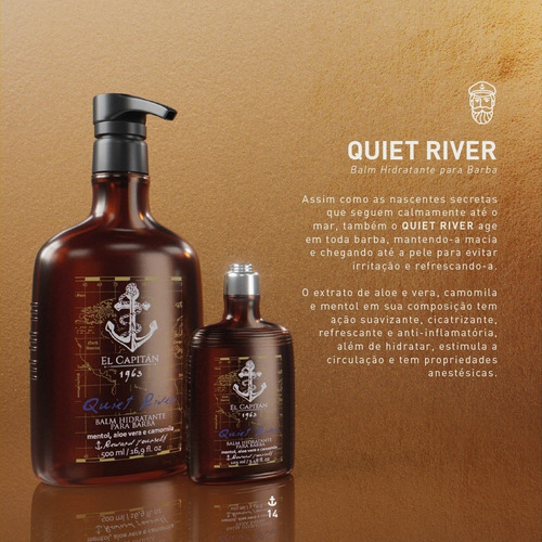 Pós Barba Balm Shave Quiet River 103ml El Capitán