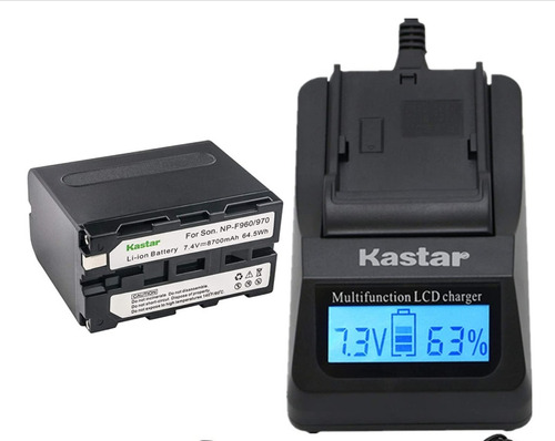 Kastar Batería Y Cargador Para Sony Bmpcc Np-f970