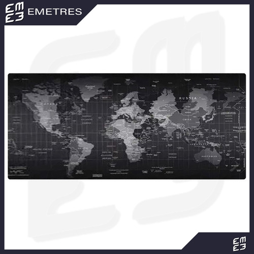 Imagen 3 de 4 de Mouse Pad Gamer Mapa De Mundo 90x40cm