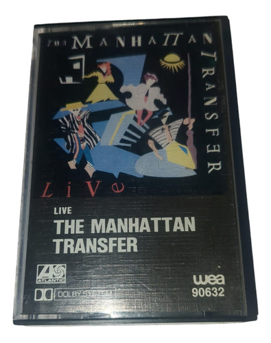 Cassette The Manhattan Transfer  Live  Nuevo    Supercultura
