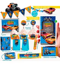 Comprar Kit Imprimible Hot Wheels Candy Bar Etiquetas Cumpleaños