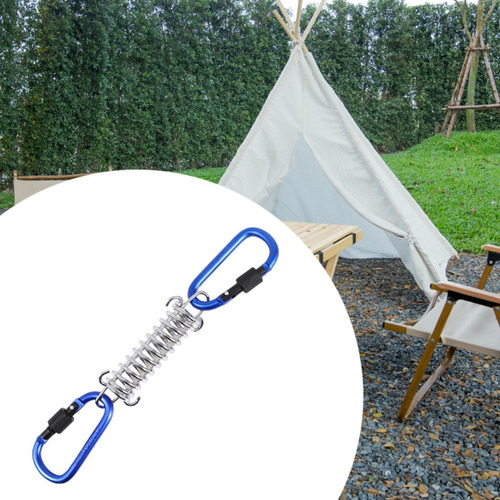 Fivela De Mola De Tenda Gancho Fixo C/ Clipes De Azul
