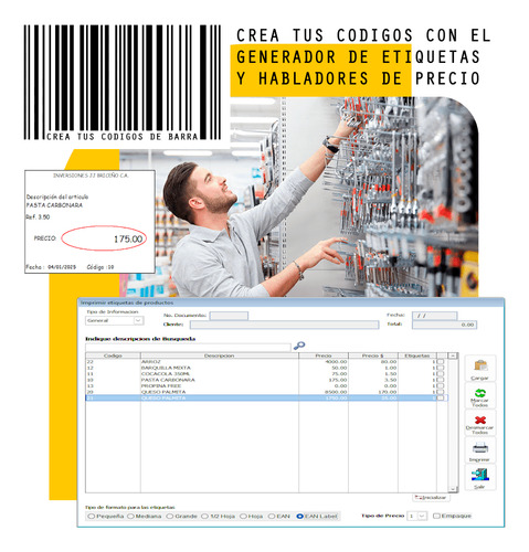 Sistema Punto De Venta Para Pymes Cod Barra Cecinas Fruteria