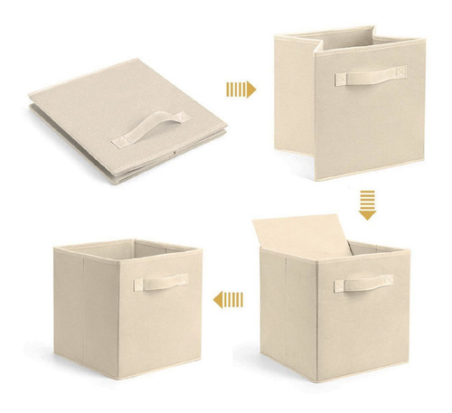 Imagen 7 de 8 de Set X 4 Organizadores Cajas De Guardado Ordena