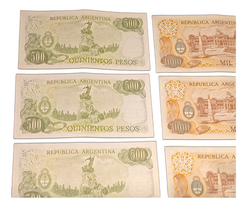 Billetes Antiguos De Argentina Pesos Ley 18.188 X 10 Sc Sc-
