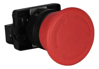Botão Emergência Cogumelo Trava Vermelho 1nf 22mm Kit 4un