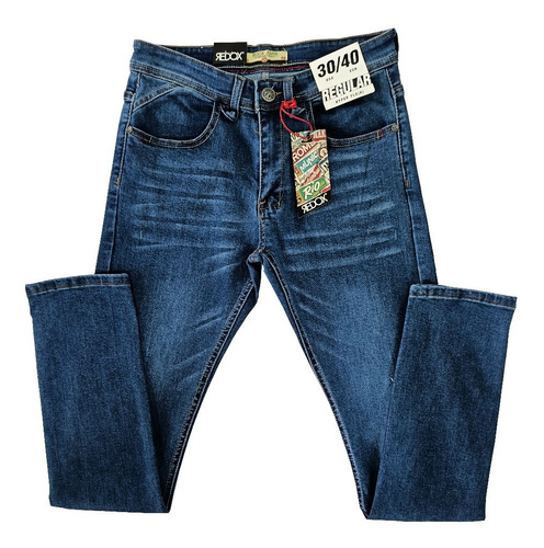 Pantalón Jeans Denim Hombre Red-ox Clie Azul