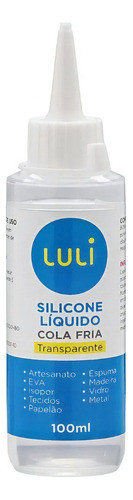 Cola De Silicone Liquido 100ml Cola Para Artesanato Tecidos