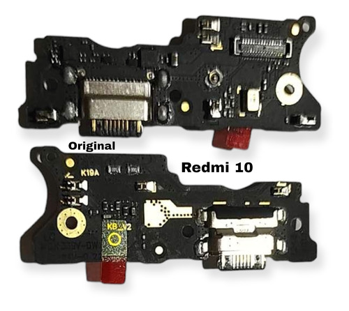 Flex Placa Carga Micrófono Original Para Xiaomi Redmi 10