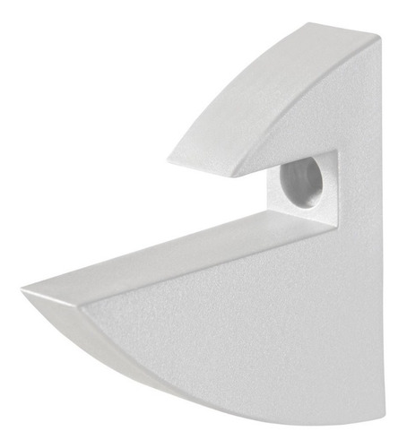 Imagem 2 de 5 de Kit 2 Suporte Tucano Para Prateleira 15mm Branco