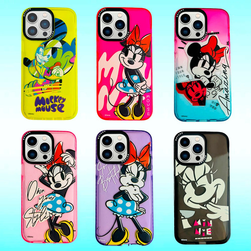 Carcasa Para iPhone 13 Pro Max Diseño Disney Colores