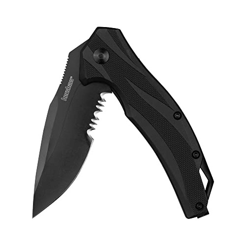 Navaja De Bolsillo Plegable Lateral Kershaw, Hoja Dentada Ne