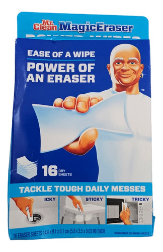 Mr Clean Magic Eraser Poderosas Toallitas Limpiadoras 16 Pz
