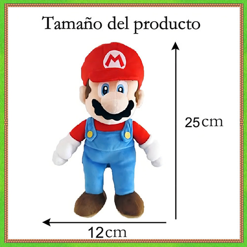 Peluche De Felpa Super Mario Bros Little Buddy 25cm