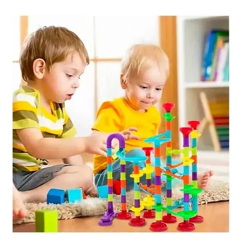 Bloques De Construcción Coloridos De Pista Para Bolas