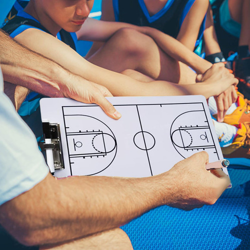 Tablero De Entrenamiento De Baloncesto Con Marcador Borrable