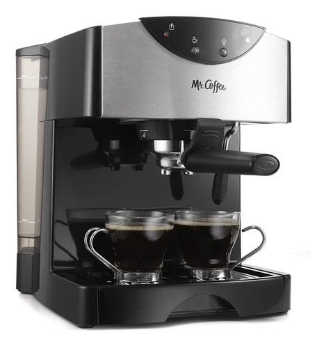 Cafetera Mr. Coffee ECMP50 automática negra y plata expreso 110V