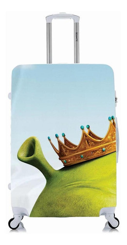 Capa Protetora Para Mala Viagem Grande Coroa Do Shrek
