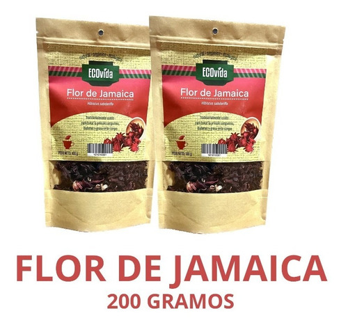 Flor Hibiscus / Hibisco / Flor De Jamaica 200 Gramos