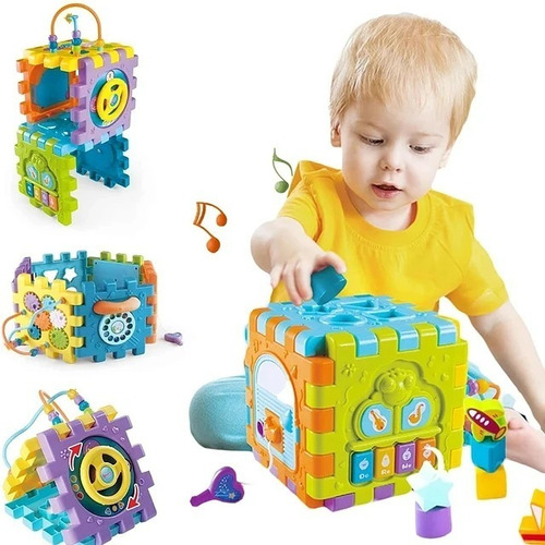 Cubo Musical Multifuncional Para Bebes